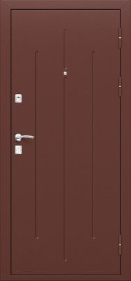 Металлическая дверь Стройгост 7-2 (Итальянский Орех)