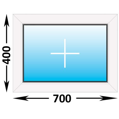 Пластиковое окно Veka WHS глухое 700x400 (ширина Х высота)  (700Х400)