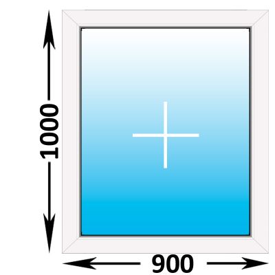 Пластиковое окно Veka WHS глухое 900x1000 (ширина Х высота)  (900Х1000)