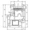 Пластиковое окно Veka WHS 72 треугольное глухое 1100x1100